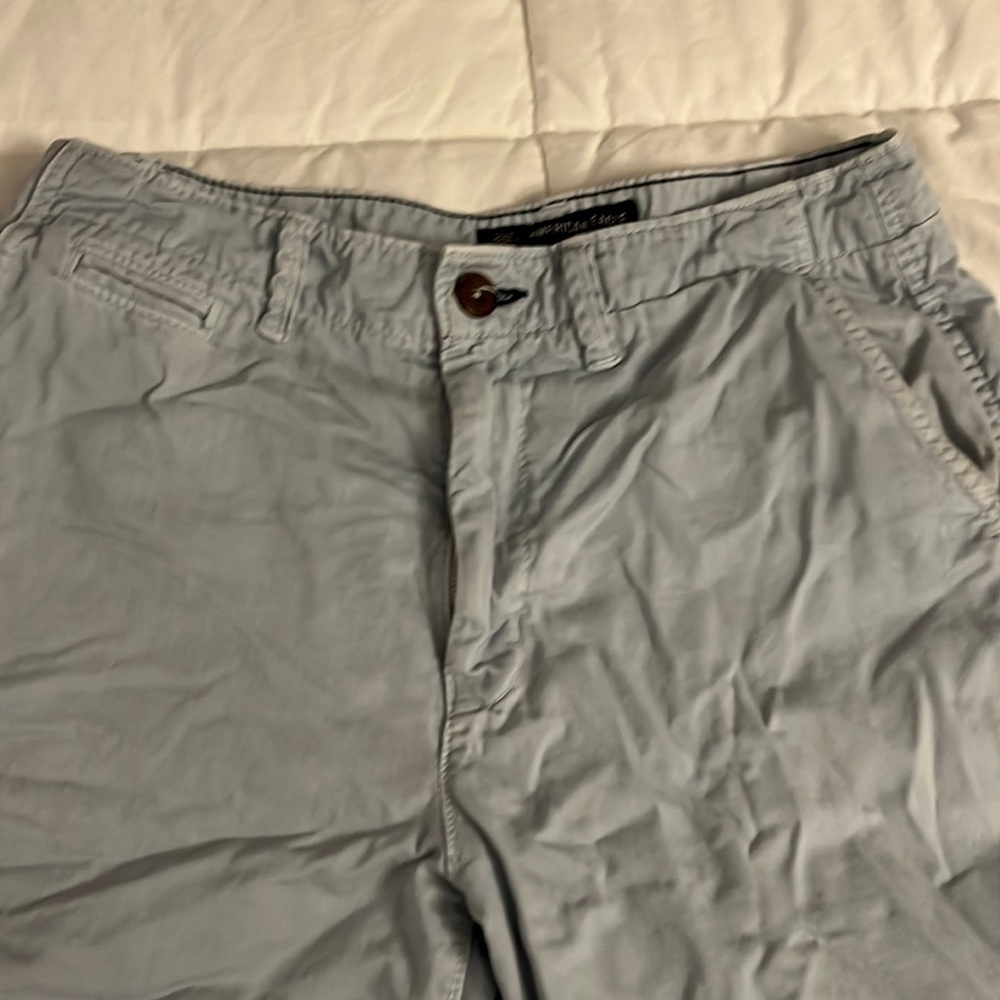 Mens  light blue longboard shorts